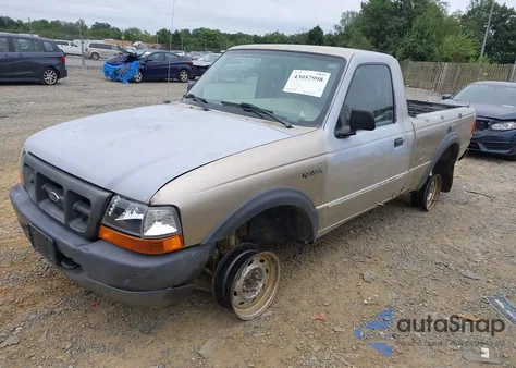 2000 Ford Ranger Xl/Xlt from USA, damaged, VIN 1FTYR11V2YTA88682